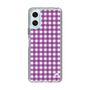 スリムプロテクションケース［ Checkered Purple - ギンガムチェック パープル ］