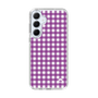 スリムプロテクションケース［ Checkered Purple - ギンガムチェック パープル ］