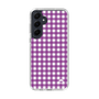 スリムプロテクションケース［ Checkered Purple - ギンガムチェック パープル ］