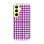 スリムプロテクションケース［ Checkered Purple - ギンガムチェック パープル ］