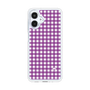 スリムプロテクションケース［ Checkered Purple - ギンガムチェック パープル ］
