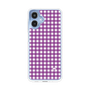 スリムプロテクションケース［ Checkered Purple - ギンガムチェック パープル ］