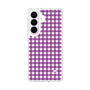 スリムプロテクションケース［ Checkered Purple - ギンガムチェック パープル ］