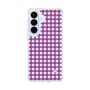 スリムプロテクションケース［ Checkered Purple - ギンガムチェック パープル ］
