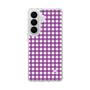 スリムプロテクションケース［ Checkered Purple - ギンガムチェック パープル ］