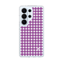 スリムプロテクションケース［ Checkered Purple - ギンガムチェック パープル ］