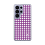 スリムプロテクションケース［ Checkered Purple - ギンガムチェック パープル ］