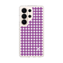 スリムプロテクションケース［ Checkered Purple - ギンガムチェック パープル ］