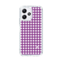 スリムプロテクションケース［ Checkered Purple - ギンガムチェック パープル ］