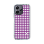 スリムプロテクションケース［ Checkered Purple - ギンガムチェック パープル ］