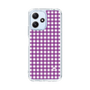 スリムプロテクションケース［ Checkered Purple - ギンガムチェック パープル ］