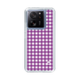 スリムプロテクションケース［ Checkered Purple - ギンガムチェック パープル ］