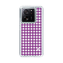 スリムプロテクションケース［ Checkered Purple - ギンガムチェック パープル ］