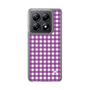 スリムプロテクションケース［ Checkered Purple - ギンガムチェック パープル ］