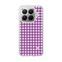 スリムプロテクションケース［ Checkered Purple - ギンガムチェック パープル ］