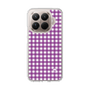 スリムプロテクションケース［ Checkered Purple - ギンガムチェック パープル ］