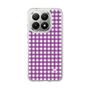 スリムプロテクションケース［ Checkered Purple - ギンガムチェック パープル ］