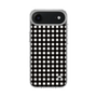 スリムプロテクションケース［ Checkered Purple - ギンガムチェック ブラック ］