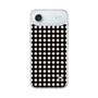 スリムプロテクションケース［ Checkered Purple - ギンガムチェック ブラック ］