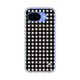 スリムプロテクションケース［ Checkered Purple - ギンガムチェック ブラック ］