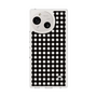 スリムプロテクションケース［ Checkered Purple - ギンガムチェック ブラック ］
