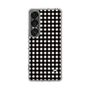 スリムプロテクションケース［ Checkered Purple - ギンガムチェック ブラック ］