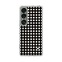 スリムプロテクションケース［ Checkered Purple - ギンガムチェック ブラック ］