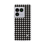 スリムプロテクションケース［ Checkered Purple - ギンガムチェック ブラック ］