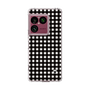 スリムプロテクションケース［ Checkered Purple - ギンガムチェック ブラック ］