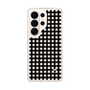 スリムプロテクションケース［ Checkered Purple - ギンガムチェック ブラック ］
