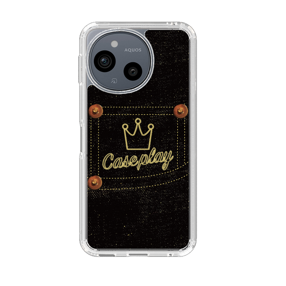 スリムプロテクションケース［ Denim Black Jeans - デニム・ブラック・ジーンズ ］