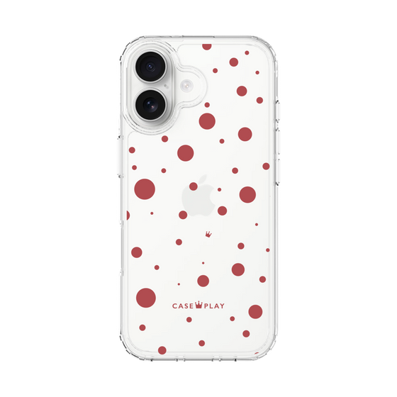 スリムプロテクションケース［ Dippin dots Red - ディッピンドッツ レッド ］