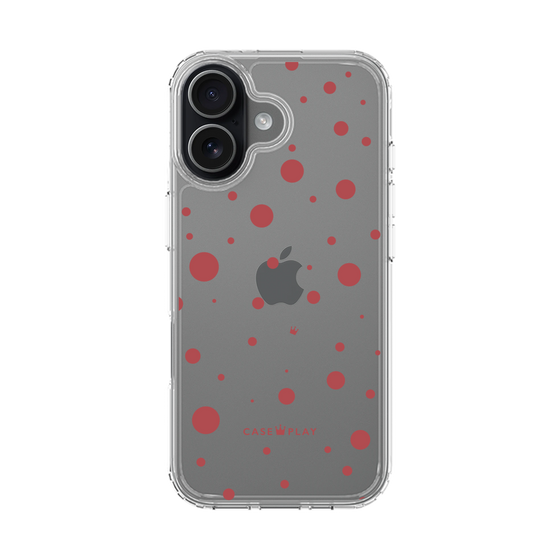 スリムプロテクションケース［ Dippin dots Red - ディッピンドッツ レッド ］