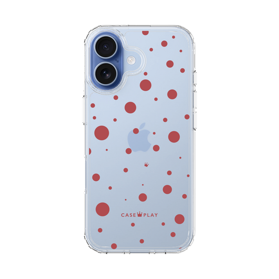 スリムプロテクションケース［ Dippin dots Red - ディッピンドッツ レッド ］