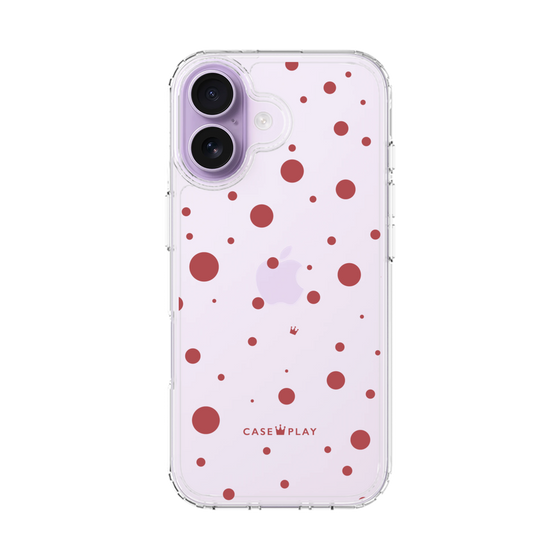 スリムプロテクションケース［ Dippin dots Red - ディッピンドッツ レッド ］