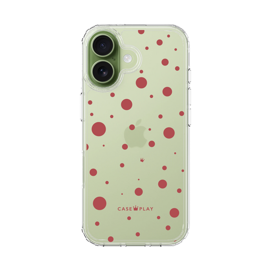 スリムプロテクションケース［ Dippin dots Red - ディッピンドッツ レッド ］