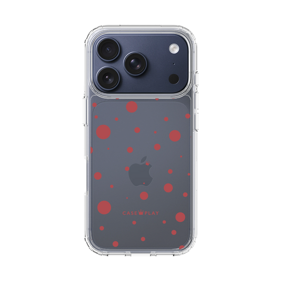 スリムプロテクションケース［ Dippin dots Red - ディッピンドッツ レッド ］