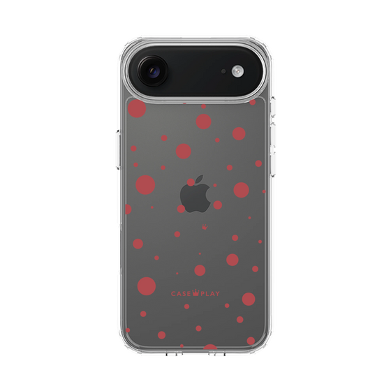スリムプロテクションケース［ Dippin dots Red - ディッピンドッツ レッド ］