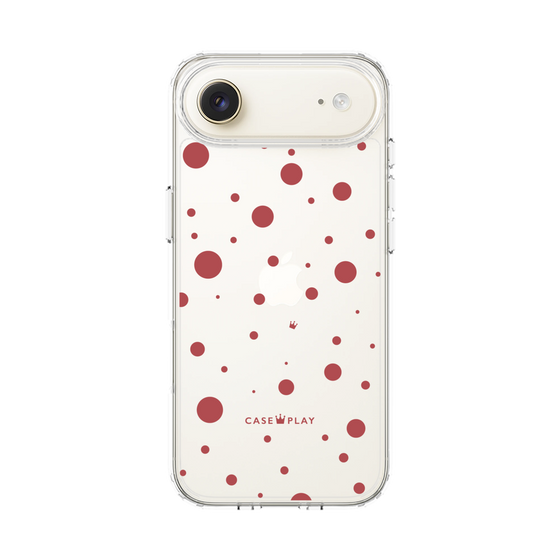 スリムプロテクションケース［ Dippin dots Red - ディッピンドッツ レッド ］