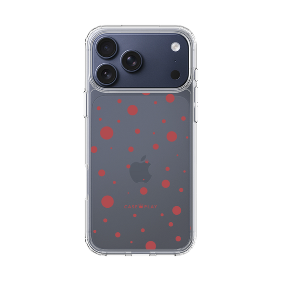 スリムプロテクションケース［ Dippin dots Red - ディッピンドッツ レッド ］