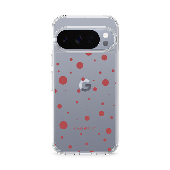 スリムプロテクションケース［ Dippin dots Red - ディッピンドッツ レッド ］