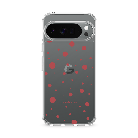 スリムプロテクションケース［ Dippin dots Red - ディッピンドッツ レッド ］