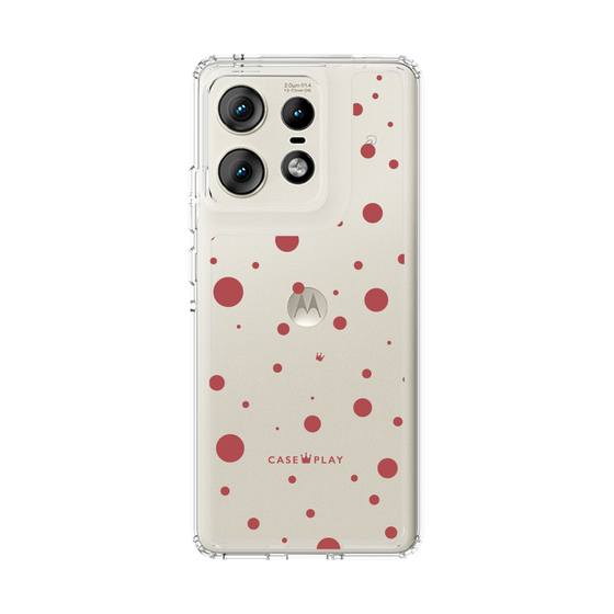 スリムプロテクションケース［ Dippin dots Red - ディッピンドッツ レッド ］