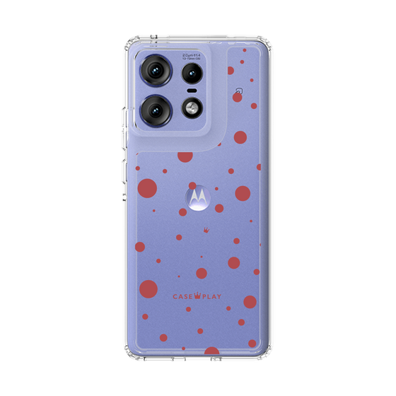 スリムプロテクションケース［ Dippin dots Red - ディッピンドッツ レッド ］