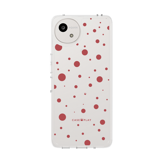 スリムプロテクションケース［ Dippin dots Red - ディッピンドッツ レッド ］