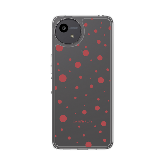 スリムプロテクションケース［ Dippin dots Red - ディッピンドッツ レッド ］