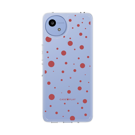 スリムプロテクションケース［ Dippin dots Red - ディッピンドッツ レッド ］