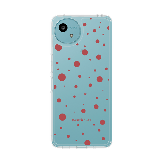 スリムプロテクションケース［ Dippin dots Red - ディッピンドッツ レッド ］