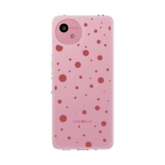 スリムプロテクションケース［ Dippin dots Red - ディッピンドッツ レッド ］