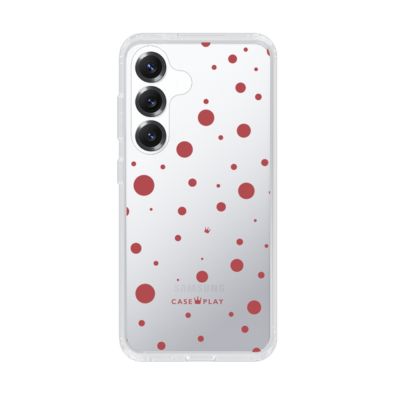 スリムプロテクションケース［ Dippin dots Red - ディッピンドッツ レッド ］